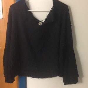 Free people long sleeve blouse